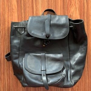 MADEWELL black leather backpack